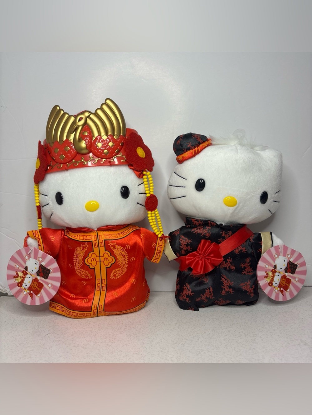 Hello Kitty & Dear Daniel McDonald's China Wedding Plush Sanrio 1999 Rare